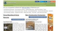 Desktop Screenshot of newhorse.com